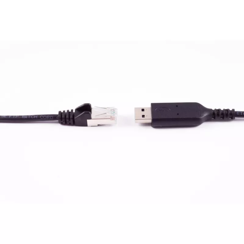 SHIVERPEAKS USB-A naar RJ45 Gigabit Ethernet adapterkabel, 1m, zwart BS13-52025