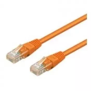 Wentronic Goobay CAT 5e patchkabel U/UTP oranje 0,25m CCA 95201