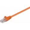 Wentronic Goobay CAT 5e patchkabel U/UTP oranje 0,25m CCA 95201