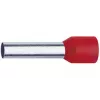 Klauke 47612 geïsoleerde adereindhuls, 10 mm², rood, 12 mm pinlengte, 100 stuks