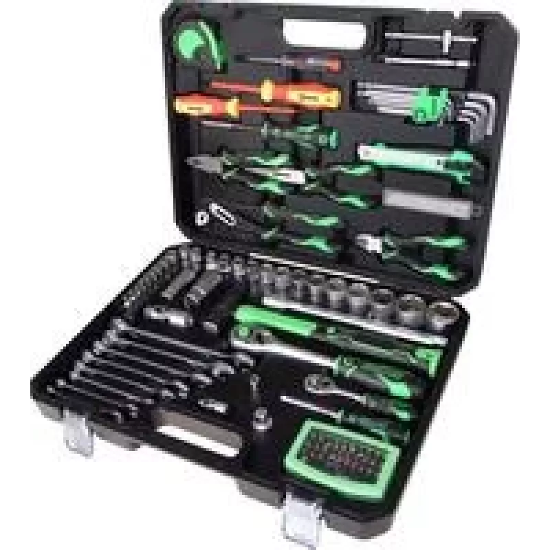 KS TOOLS COMPETITION 1/4+1/2 universele gereedschapsset, 107 delen 512.0107