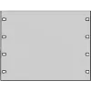 SCHROFF 19 inch blindplaat 2U RAL 7035 lichtgrijs (30118-301)
