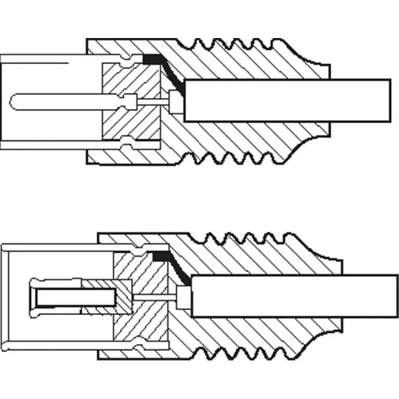 TECLINE Wentronic Goobay antennekabel, wit, 20 m - IEC coax stekker naar IEC coax bus (50125)