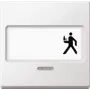 Merten System M wip met beschriftingsveld en controlevenster, polarwit glanzend 434719