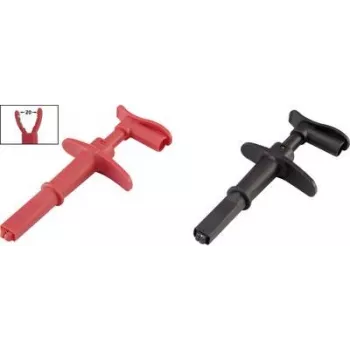 VOLTCRAFT krokodilklem met 4-mm-stekker CAT III 1000 V, CAT IV 600 V zwart/rood MSK-116 (VC-8371750)