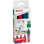 EDDING 360 whiteboardmarker, verschillende kleuren, 1,5-3,0 mm, 4 stuks (4-360-4-2)