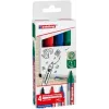 EDDING 360 whiteboardmarker, verschillende kleuren, 1,5-3,0 mm, 4 stuks (4-360-4-2)