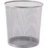 Westcott draadgaas afvalemmer, 12,3 L, zilver, rond, 230 x 270 mm E-744607 00