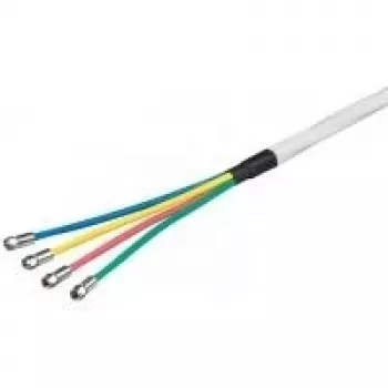 Wentronic Goobay 80 dB quattro coaxiale antennekabel met F-stekkers, 2x afgeschermd, CCS, 10 m 67330