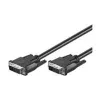 Wentronic goobay DVI-D Dual Link kabel 0,5m zwart met duimschroeven 93295