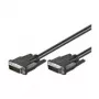 Wentronic goobay DVI-D Dual Link kabel 0,5m zwart met duimschroeven 93295