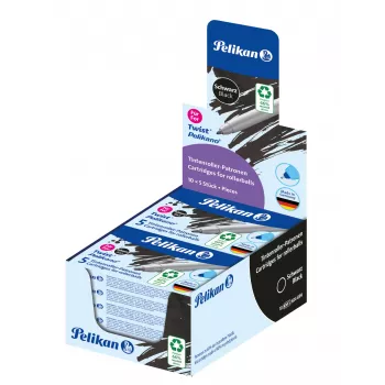 Pelikan eco rollerbal patroon voor Pelikano/Twist, blauw, 65% gerecycled kunststof, 1 stuk 300010005