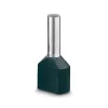 LAPP dubbele adereindhuls, 0,75 mm², 8 mm, deels geïsoleerd, grijs, 500 stuks 61802000