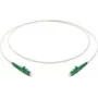 Corning LC/APC naar LC/APC simplex single-mode glasvezel patchkabel, 4m, wit F222201J1Z20004M