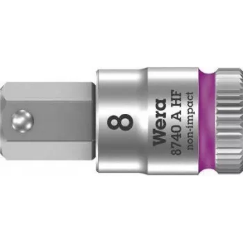 Wera 05003339001 Zyklop 3/8 inch zeskant-dopsleutel 8x28 mm met vasthoudfunctie