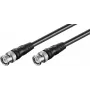 Wentronic Goobay BNC-verbindingskabel, zwart, 2 m - BNC-stekker naar BNC-stekker (50086)