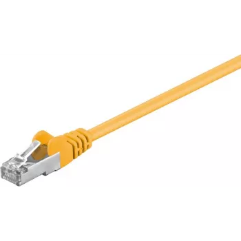 Wentronic Goobay CAT 5e patchkabel, F/UTP, geel, 7,5 m - CCA koper-aluminium (50169)
