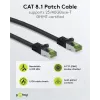 Wentronic Goobay CAT 8.1 patchkabel S/FTP (PiMF), grijs, 0,5 m 61114