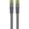 Wentronic Goobay CAT 8.1 patchkabel S/FTP (PiMF), grijs, 0,5 m 61114