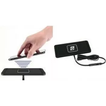 IWH draadloos oplaadpad met snellaadfunctie, 1x USB-C, compact, voor Qi-apparaten, 1 stk. (019067)