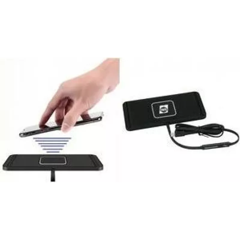 IWH draadloos oplaadpad met snellaadfunctie, 1x USB-C, compact, voor Qi-apparaten, 1 stk. (019067)