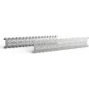 SCHROFF 23130084 19 inch rack-montagekit - staal, verzinkt, 2 houders, 4 schroeven M4x10, 4 moeren M4, 4 ringen, 4 kunststof ringen