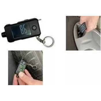 IWH digitale bandenspanningsmeter & profieldieptemeter met LCD-display, PSI, KPa, bar, kg/cm², 1 stk. (75562)