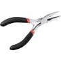 Wentronic platte ronde tang 125 mm met getande bekken (25 mm)