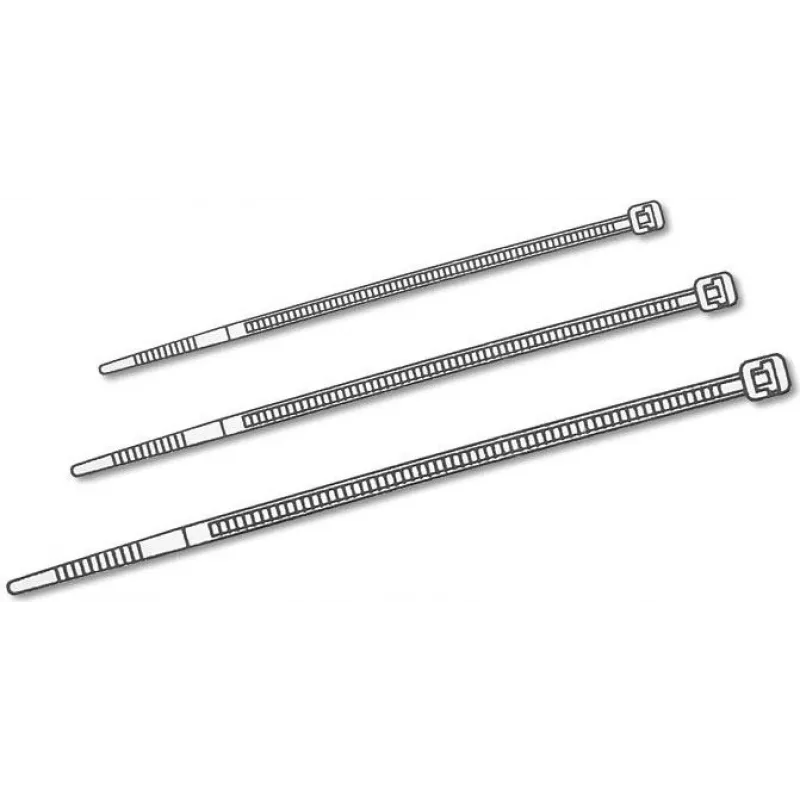 Delock kabelbinders transparant L 200 x B 3,6 mm 100 stuks (18606)