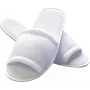 HYGOSTAR HYGONORM wegwerpslippers CLASSIC, open tenen, wit, one size, lengte: 285 mm, badstof polyester bovenmateriaal (5551)