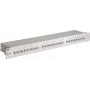 Wentronic Goobay CAT 6 24-poorts STP patchpaneel, 19 inch 1U, grijs 94036