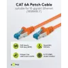 Wentronic 95605 CAT6a-patchkabel, RJ45 male-male, 1,5 m, oranje