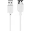 Wentronic USB 2.0 A stekker naar bus verlengkabel 5m wit 96288