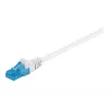 WENTRONIC Goobay CAT 6a patchkabel, U/UTP, wit, 1,5 m - LSZH halogeenvrij, koper (59825)