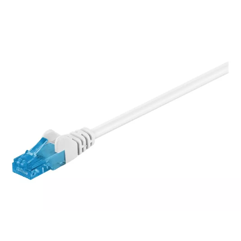 WENTRONIC Goobay CAT 6a patchkabel, U/UTP, wit, 1,5 m - LSZH halogeenvrij, koper (59825)