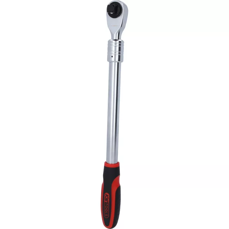 KS Tools 935.1285 1/2 inch omschakelratel, 635 mm, 72 tanden, chroom-vanadium