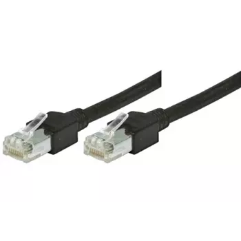 Tecline S/UTP Cat5e patchkabel, 0,3 m, RJ-45 stekker naar stekker, zwart 719003S