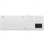 Renkforce iM-IKB110-WH USB-toetsenbord QWERTZ Duitse layout zwart-wit