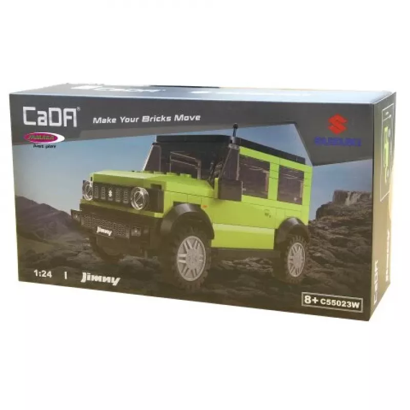 JAMARA CaDA Suzuki Jimny 1:24 bouwsteenset, groen, 8+ (402865)