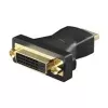 Wentronic Goobay HDMI naar DVI-D adapter, HDMI stekker naar DVI-D bus, verguld, zwart, 2560x1600 68930