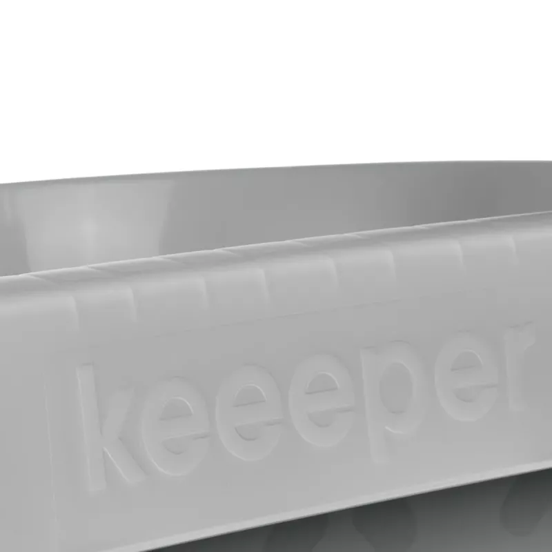 keeeper Tilda wasbak, 30,5 L, Nordic Grey, ergonomisch 1009213000000