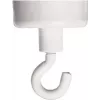 FRANKEN haakmagneet HM25, 4 kg houdkracht, 25 mm diameter, wit, 1 stuk