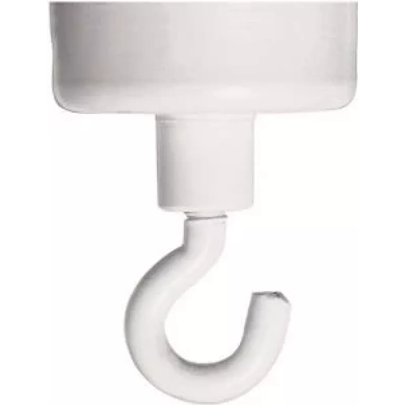 FRANKEN haakmagneet HM25, 4 kg houdkracht, 25 mm diameter, wit, 1 stuk