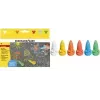 FABER-CASTELL EBERHARD FABER Straatkrijt Muis, 6-delige kartonverpakking, ergonomische muisvorm, heldere kleuren, wateroplosbaar - 1 stuk (526561)
