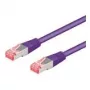 Wentronic 95608 CAT6a-150-patchkabel, RJ45 male-male, 1,5 m, violet