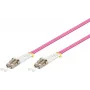 Wentronic 95938 LC-naar-LC multimode glasvezel patchkabel, roze