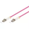 Wentronic 95938 LC-naar-LC multimode glasvezel patchkabel, roze