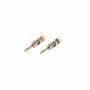 SHIVERPEAKS BASIC-S Bananenplug-set, 2-delig Rood/Zwart, verguld metaal, 4 mm BS56210-SET