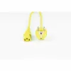 shiverpeaks BASIC-S Schuko naar IEC C13 stroomkabel, 1,8 m, Geel BS09-05182