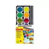 Faber-Castell Eberhard Faber Winner plakkaatverfdoos, 24 heldere kleuren, transparant afneembaar deksel dient als mengpalet 578324